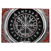 [220] Vegvisir - Viking Silver Magic Runass Groot Cadeauzakje (Achterkant)