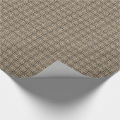221 MODERNE ZWARTE NEUTRAL TAN BEIGE GEOMETRISCHE  CADEAUPAPIER (Hoek)