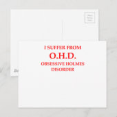 221b bakkerstraat briefkaart (Voorkant / Achterkant)