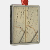 222223 Harrison, Mamaroneck Metalen Ornament (Rechts)