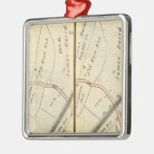 222223 Harrison, Mamaroneck Metalen Ornament (Links)