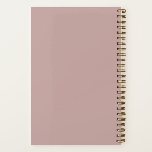 222 Angel Number Journal | Roos en goud Notitieboek (Achterkant)