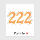 222 Engel Nummer Zegeningen Sticker (Vel)