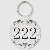 222 Netnummer Sleutelhanger (Voorkant)
