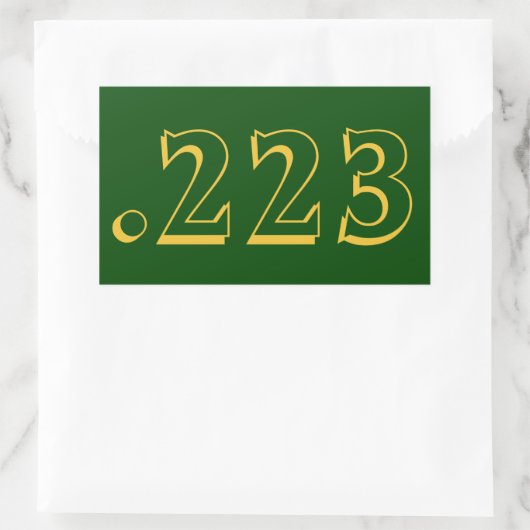 .223 Ammo Sticker (Tas)