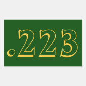 .223 Ammo Sticker (Voorkant)