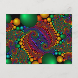 223 Fractal Briefkaart