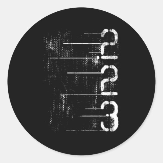 223 Pistool Ammo Vuurbereik Doel Praktijk Jacht Ronde Sticker (Voorkant)