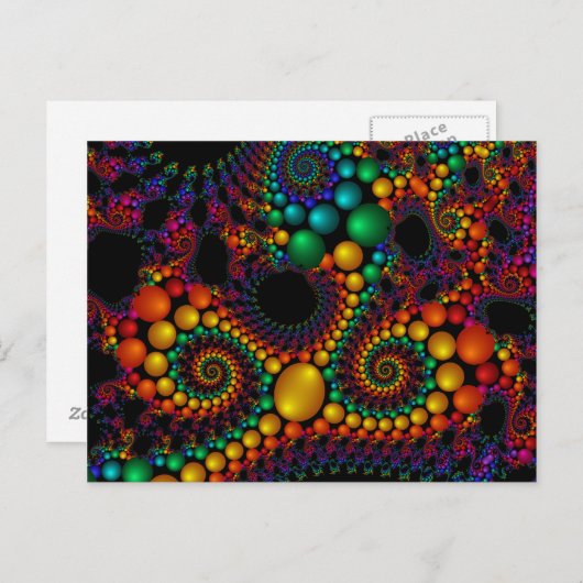 224 Fractal Briefkaart (Voorkant / Achterkant)