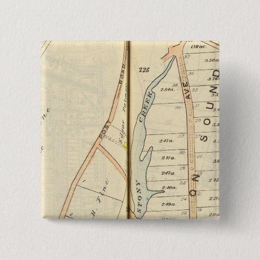 226227 Rogge Vierkante Button 5,1 Cm (Voorkant)