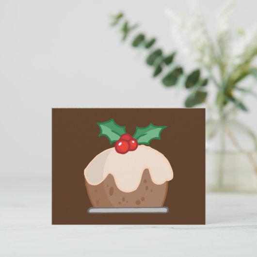 2295 Cartoon die WINTERDESSERT ICING CUPCAKE DOORW Briefkaart (Staand voorkant)