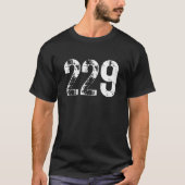 229 Area Code Albany GA Mobile Phone Area Code T-shirt (Voorkant)