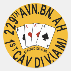 229e Luchtvaart 1e Bataljon Ronde Sticker