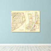 22-23 Witte vlekken Canvas Afdruk (Insitu (Houten vloer))
