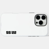 22:55 Iphone 16 Pro Premium Case-Mate iPhone Case (Achterkant (horizontaal))