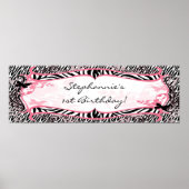 22,5-inch x7.5-inch gepersonaliseerde Banner Butte Poster (Voorkant)