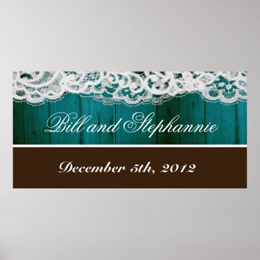 22,5-inch x7,5-inch gepersonaliseerde banner met n poster (Voorkant)