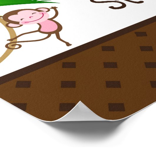 22,5-inch x7.5-inch persoonlijke banenaaimannen zw poster (Hoek)