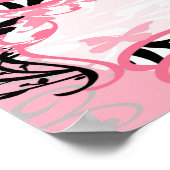 22,5"x19" Persoonlijke Banner Vlinder Zebra Poster (Hoek)