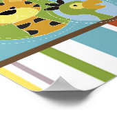 22,5 "x7,5" gepersonaliseerde banner Oerwoud Tales Poster (Hoek)