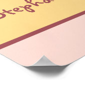 22,5 x 7,5-inch gepersonaliseerde banner Abby's Bo Poster (Hoek)