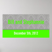 22,5 x 7,5-inch gepersonaliseerde banner moderne g poster (Voorkant)