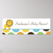 22,5 x 7,5-inch gepersonaliseerde banner Oerwoud K Poster (Voorkant)