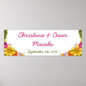 22,5 x 7,5-inch persoonlijke banner Hawaiian exoti Poster (Voorkant)