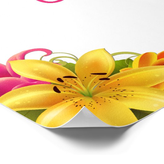 22,5 x 7,5-inch persoonlijke banner Hawaiian exoti Poster (Hoek)