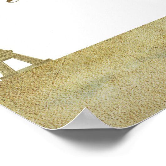 22,5 x 7,5-inch persoonlijke banner  Parijs Poster