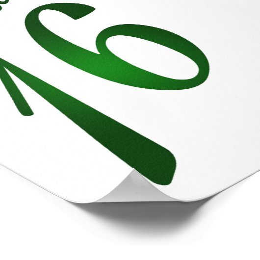 22,5 x 7,5-inch persoonlijke banner - weet 16 - gr poster (Hoek)