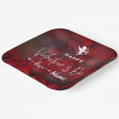 22,9 cm Vierkant papieren bordje (Gebogen)