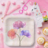 22,9 cm Vierkant papieren bordje (Feest)