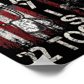 22 A Day Is 22 Too Many Veteran Lives Usa Flag  Poster (Hoek)