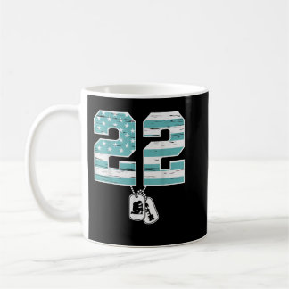22 A Day Soldaat Veteran PTSD Awareness Koffiemok