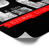 22 A Day Veteran Lives Suicide Awareness  Poster (Hoek)