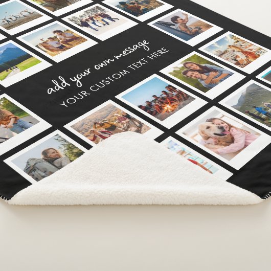 22 Afbeelding gepersonaliseerde fotocollage Sherpa Deken (3/4)