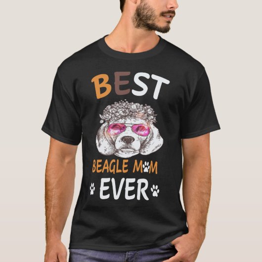 22 Beste Beagle Moeder Ever Beagle T-shirt (Voorkant)