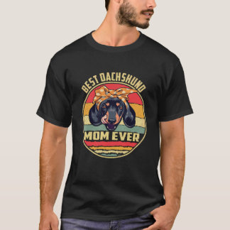 22 Beste Dachshund Moeder Ooit Vintage T-shirt
