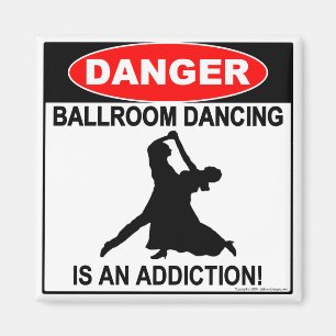 22 bis. Ballroom Addictions Magnet - Square