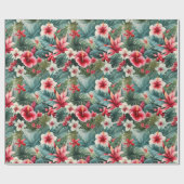 #22 Bloemen patroon Cadeaupapier (Vlak)