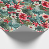 #22 Bloemen patroon Cadeaupapier (Hoek)