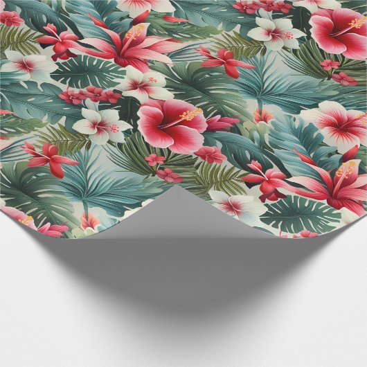 #22 Bloemen patroon Cadeaupapier (Hoek)