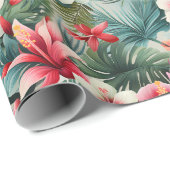 #22 Bloemen patroon Cadeaupapier (Rol Hoek)