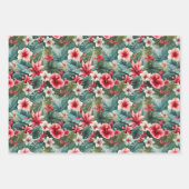 #22 Bloemen patroon Inpakpapier Vel (Voorkant 3)