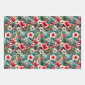 #22 Bloemen patroon Inpakpapier Vel (Voorkant 2)