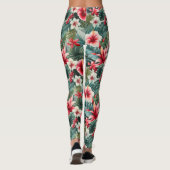 #22 Bloemen patroon Leggings (Achterkant)