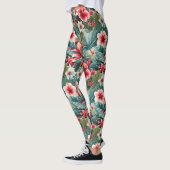 #22 Bloemen patroon Leggings (Links)