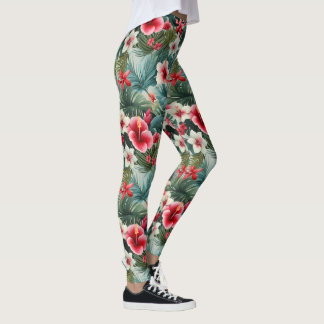 #22 Bloemen patroon Leggings