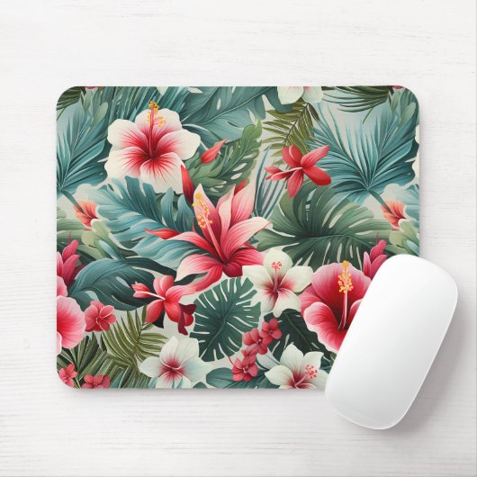 #22 Bloemen patroon Muismat (Met muis)